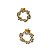 Conjunto Colar e Brincos Eclipse Lunar Folheado a Ouro - Imagem 4