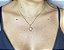 Colar Trevo de Cristal Folheado a Ouro - Imagem 2