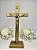 Crucifixo de Madeira 19 cm - dourado - Imagem 1