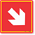 Placa Seta Diagonal à Direita / Esquerda – E15/E16 - Imagem 1