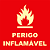 Placa Perigo Inflamável – PI - Imagem 1