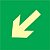 Placa Direção da Rota de Saída Diagonal – C4/C5/C6/C7 - Imagem 1