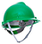 CAPACETE MSA VERDE COMPLETO COM JUGULAR MSA - Imagem 1