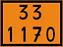 PLACA NUMEROLOGIA 33/1170 - Imagem 1