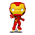 Funko Pop Iron Man 1421 Homem de Ferro Marvel - Imagem 2