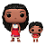 Funko Pop Moana e Little Sis Simea 1546 Moana 2 Disney - Imagem 2