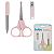 Buba Kit Manicure com Cortador, Lixa e Tesoura - Rosa - Imagem 1