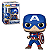 Funko Pop Captain America 1419 Capitão Vingadores Marvel - Imagem 1