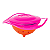 Buba Giro Bowl 360 Anti-Derramamento Rosa - Imagem 2