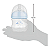 Buba Mamadeira Easy Flow Anticólica Nuvem Azul 120ml - Imagem 2