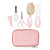 Buba Kit Cuidados Unha e Cabelo Bebê com Estojo 5 Peças Rosa - Imagem 1