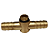 União em T 1/2" X 3/8" com Rosca para Mangueiras - Imagem 1