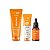 Kit Serum Clareador Protetor Facial 85 FPS Gel Anti-Idade Vitamina C Hidrata Clareamento Firmeza - Imagem 1