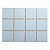 Pastilhas Cerâmicas Azul Piscina 10X10 cm - Caixa C/ 1,95m² - Imagem 1