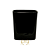 COPO DE VIDRO CITRINO PARA VELAS 200ML (PRETO BRILHOSO) - Imagem 1