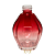 FRASCO DE VIDRO LAMPE 300ML DEGRADE VERMELHO R.28 - Imagem 1