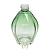 FRASCO DE VIDRO LAMPE 300ML DEGRADE VERDE R.28 - Imagem 1