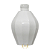 FRASCO DE VIDRO LAMPE 300ML BRANCO LEITOSO R.28 - Imagem 1