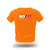 Camiseta Dry-fit Laranja Florescente para Academia Uniforme SKYFIT Unissex - Imagem 2