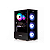 GABINETE GAMER ATX MATRIX V2 RAINBOW 3X FAN LIKETEC - Imagem 1