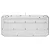 TECLADO MEMBRANA BRANCO KARURA 2 K502W REDRAGON - Imagem 3