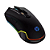 MOUSE GAMER USB G360 6200DPI RGB PRETO HP - Imagem 1