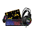 KIT GAMER MOUSEPAD TECL MOUSE HEADSET G059 PTO BRX - Imagem 1
