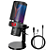MICROFONE GAMER FENRIS RGB GM301 PTO REDRAGON - Imagem 1
