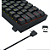TECLADO MECANICO APAS RGB S. MARRON K535-KB PRETO REDRAGON - Imagem 4