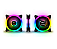 KIT 5 FANS AEOLUS M2-1205R GAMDIAS - Imagem 4