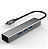 CONVERSOR ADAP USBC PARA REDE GIGA + 3 PORTAS USB 3.2 COMTAC - Imagem 1