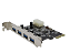 PLACA PCI-E COM 4 PORTAS USB 3.0 DP-43 DEX - Imagem 2
