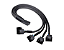 CABO ADAP MULTI FAN MOLEX P/ 4 COOLERS - Imagem 1