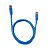 CABO REDE CAT6 2.5M PC-ETH6U25BL AZUL PLUSCABLE - Imagem 1