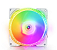 FAN 120MM CRYSTAL FORWARD PWM ARGB BRANCA ROUND5 - Imagem 2
