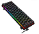 TECLADO MEC 60% USB-C JAX RAINBOW PRETO S. MARRON K613-KB REDRAGON - Imagem 2