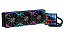 WATER COOLER 360MM ARGB ZEPHYRO BLACK TELA 4" TDP300W ROUND5 - Imagem 2