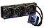 WATER COOLER 360MM ARGB ZEPHYRO BLACK TELA 4" TDP300W ROUND5 - Imagem 1