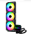 WATER COOLER 360MM ARGB EURUS BLACK TDP300W ROUND5 - Imagem 2