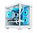 GABINETE GAMER MATX ASTRA S/ FAN BRANCO ROUND5 - Imagem 1