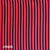 Pacote 5 Folhas EVA Listrado (Dupla face) 40x60cm Vermelho/Preto - Imagem 2