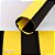 Folha EVA Listrado (Dupla face) 40x50cm Amarelo/Preto - Imagem 1