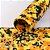 Pacote 5 Folhas EVA Misto (Dupla face) 40x50cm Preto/Laranja/Amarelo - Imagem 1