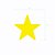 Mini Aplique "ESTRELA" (Blister 50 unidades) Cor Amarela - Imagem 3