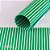 Pacote 5 Folhas EVA Mini Listra (Dupla face) 40x50cm Verde/Branco - Imagem 1