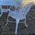 Conjunto de Mesa Modelo Palmeirão 4 Cadeiras Alumínio Fundido para Jardim - Imagem 3