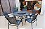 Jogo Conjunto Lótus com Mesa com Centro Giratória 1,40m e 6 Cadeiras Aluminio e Tela Sling - Imagem 10