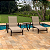 Kit 2 Espreguiçadeiras e Mesinha Alumínio Lótus para Piscina e Jardim - Imagem 2