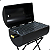Churrasqueira Bafo Grill Extra Grande com Suporte BBQ Preta - Imagem 4