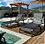 Espreguiçadeira Aluminio e Tela Sling para Piscina e Jardim 5 Posições Encosto Resistente - Imagem 9